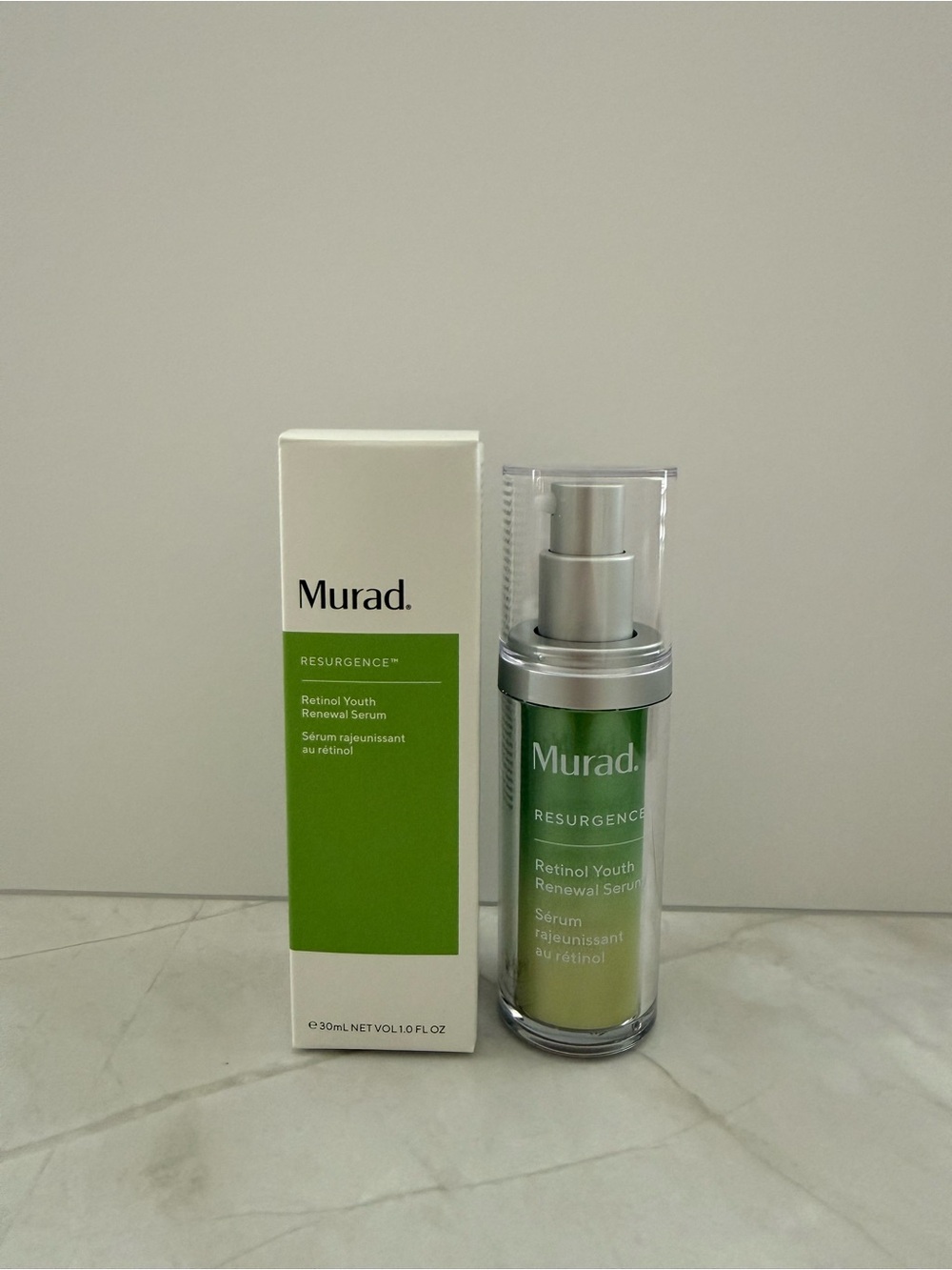 Murad Resurgence Retinol Youth Renewal Serum - Green and Silver